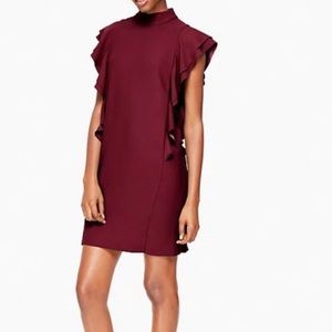 Kate spade satin crepe sleeve dress